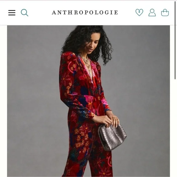 (Sold) Anthropologie X Farm Rio Snake Jumpsuit - Picture 4 of 16